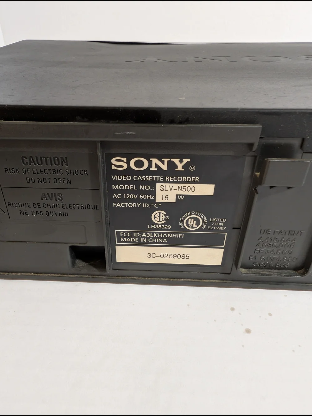 Sony Hi-Fi Stereo Flash Rewind _ SLV-N500 _ Tested _ No Remote